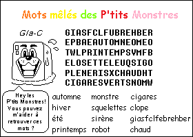 Monster Kidz Word Search screenshot (FR).png
