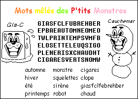 Monster Kidz Word Search screenshot Nightmare.png