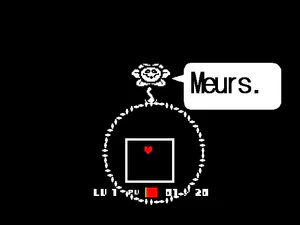 Flowey screenshot introduction (FR).png