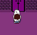 Si Toriel est épargnée, elle fait un câlin d'adieu au protagoniste, et lui souhaite bonne chance.